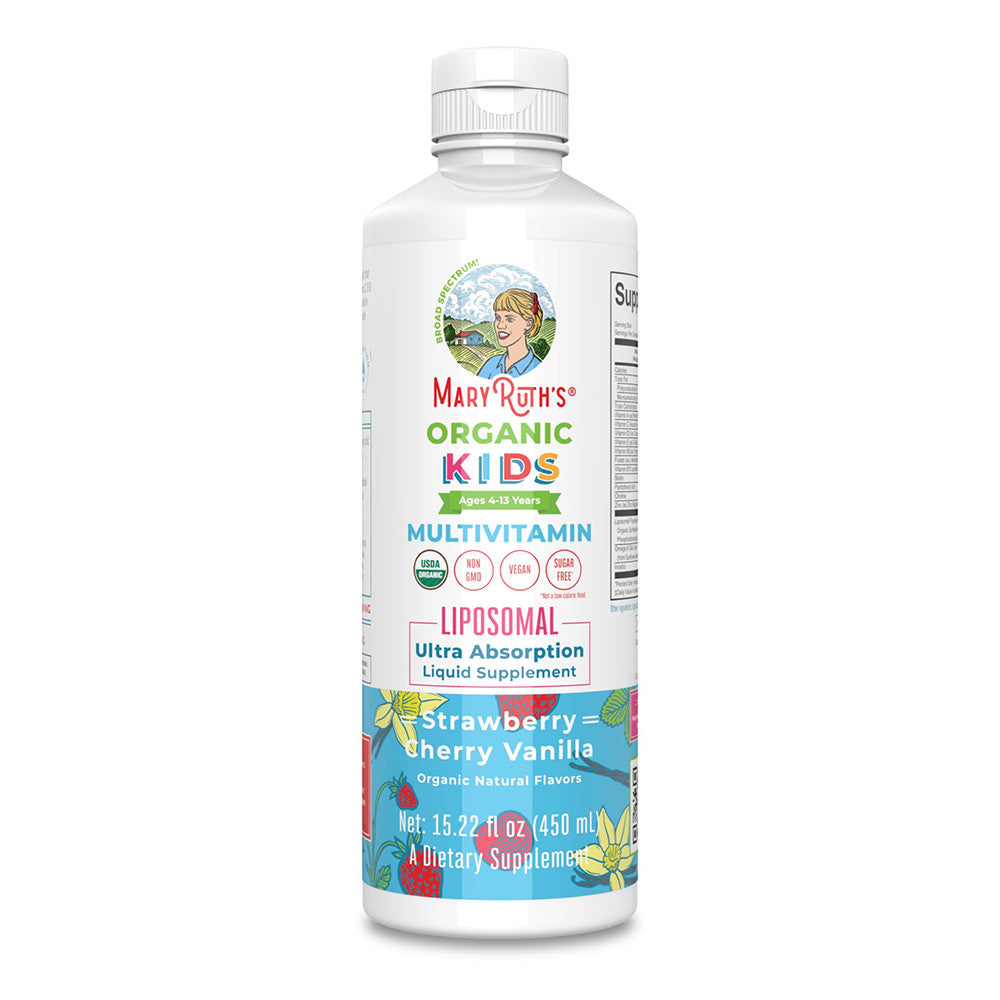 Mary Ruths Vitamin Liquid For Kids, Liposomal Immune Support, 15.22 Oz